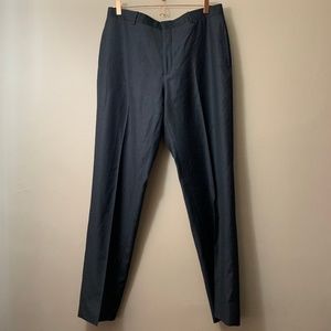 polo men dress pants virgin wool extra fine 36x34